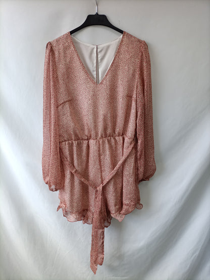 OTHERS. Animal print Tl jumpsuit