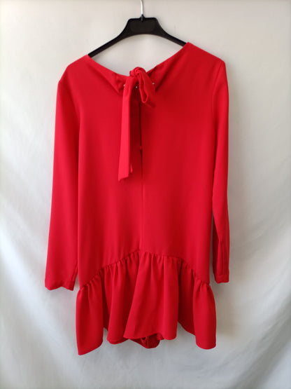 ZARA.Mono corto rojo T.XS