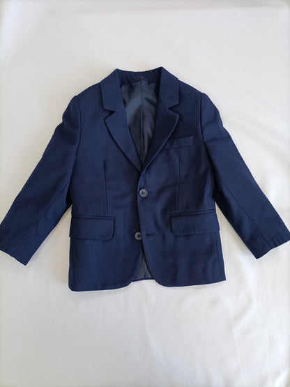 GOCCO.Blue blazer 3-4 years