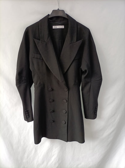 ZARA. Vestido/blazer negro T.s