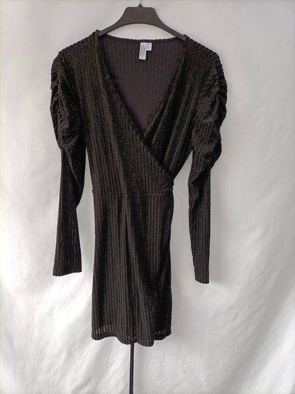 & OTHER STORIES. Vestido negro cruzado  T.38