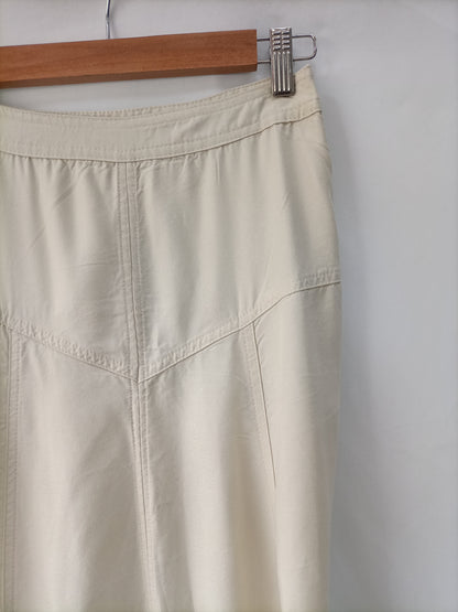 ISABEL MARANT. Falda midi beige T.36