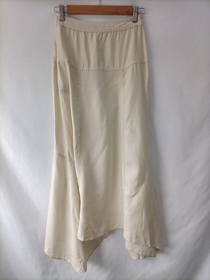 ISABEL MARANT. Falda midi beige T.36