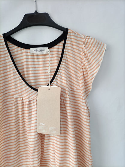 INDI&COLD. Camiseta rayas T.xs