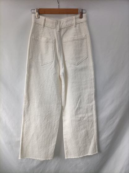MASSCOB Pantalón espiga blanco T.34