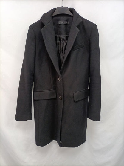 ZARA. Black cloth coat Ts