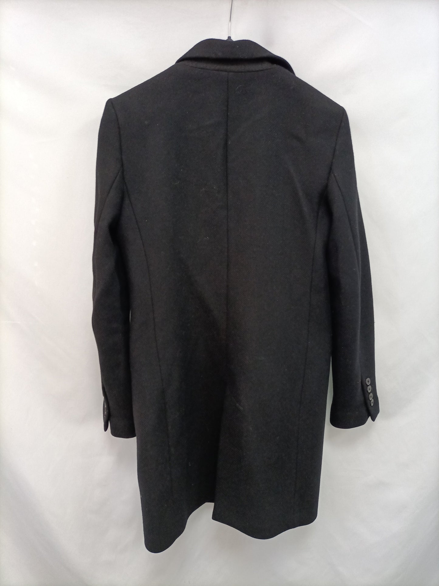 ZARA. Black cloth coat Ts