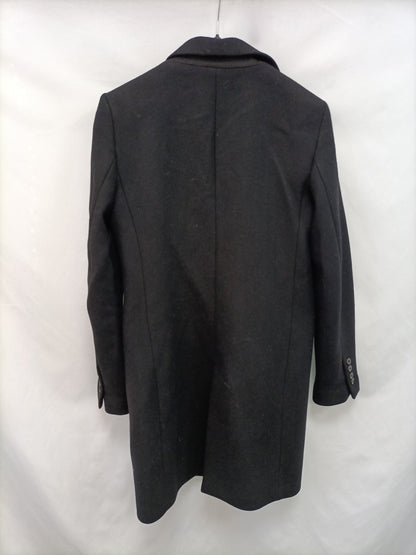 ZARA. Black cloth coat Ts