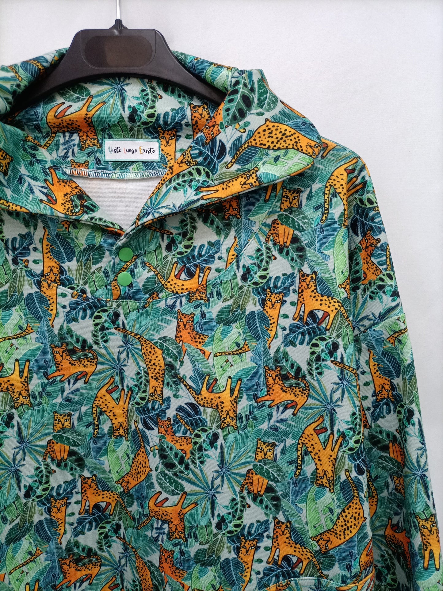 VISTO LUEGO EXISTO. Sudadera estampada T.m/l