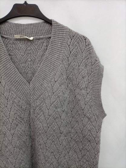 BASYCO. Chaleco gris Tu(m/l)