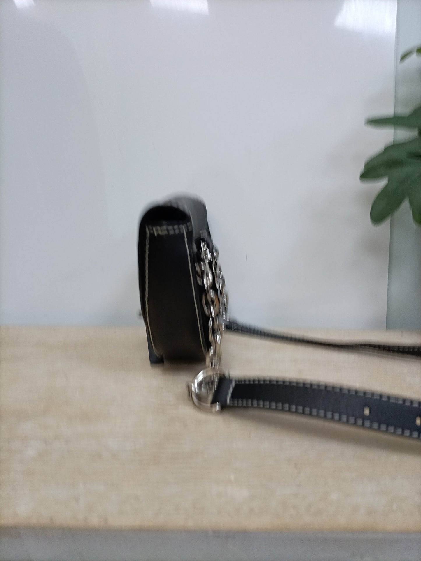 ZARA. Black fanny pack