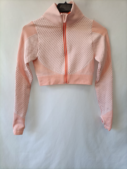 OTHERS. Orange textured top Your(s)