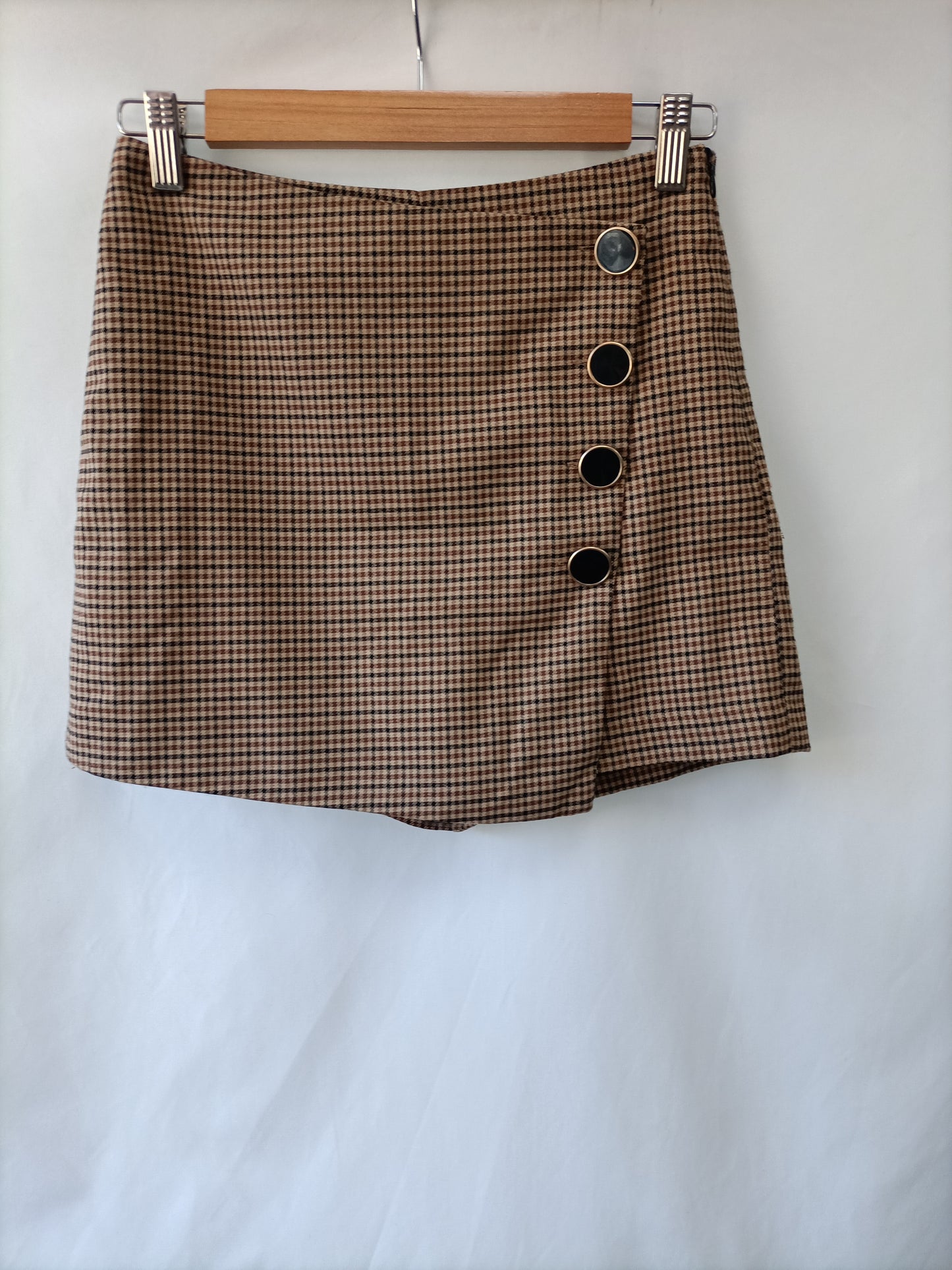 STRADIVARIUS. Houndstooth culottes, size 34
