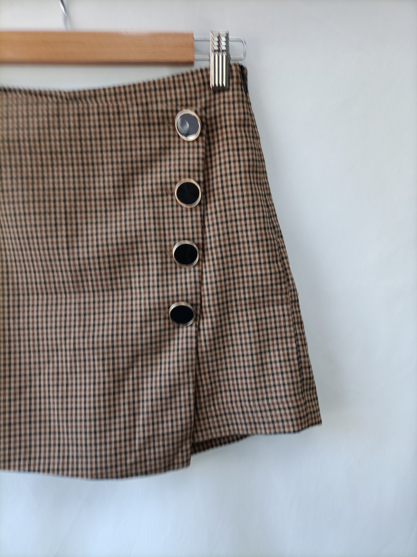 STRADIVARIUS. Houndstooth culottes, size 34
