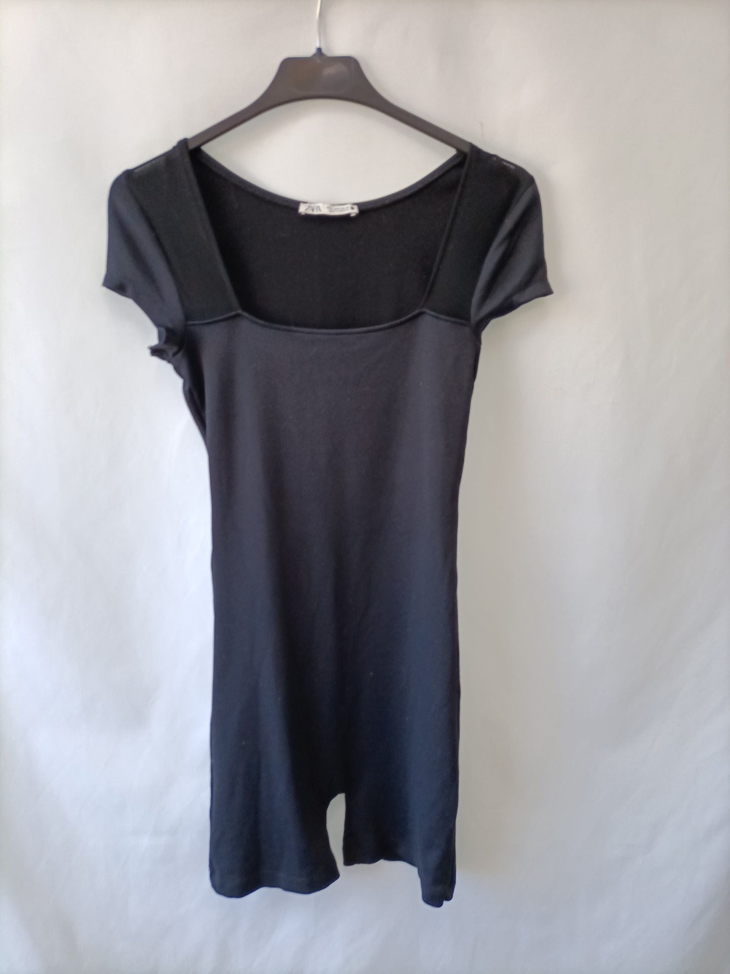 ZARA. Black fitted jumpsuit Ts