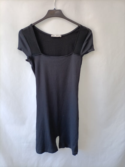 ZARA. Black fitted jumpsuit Ts