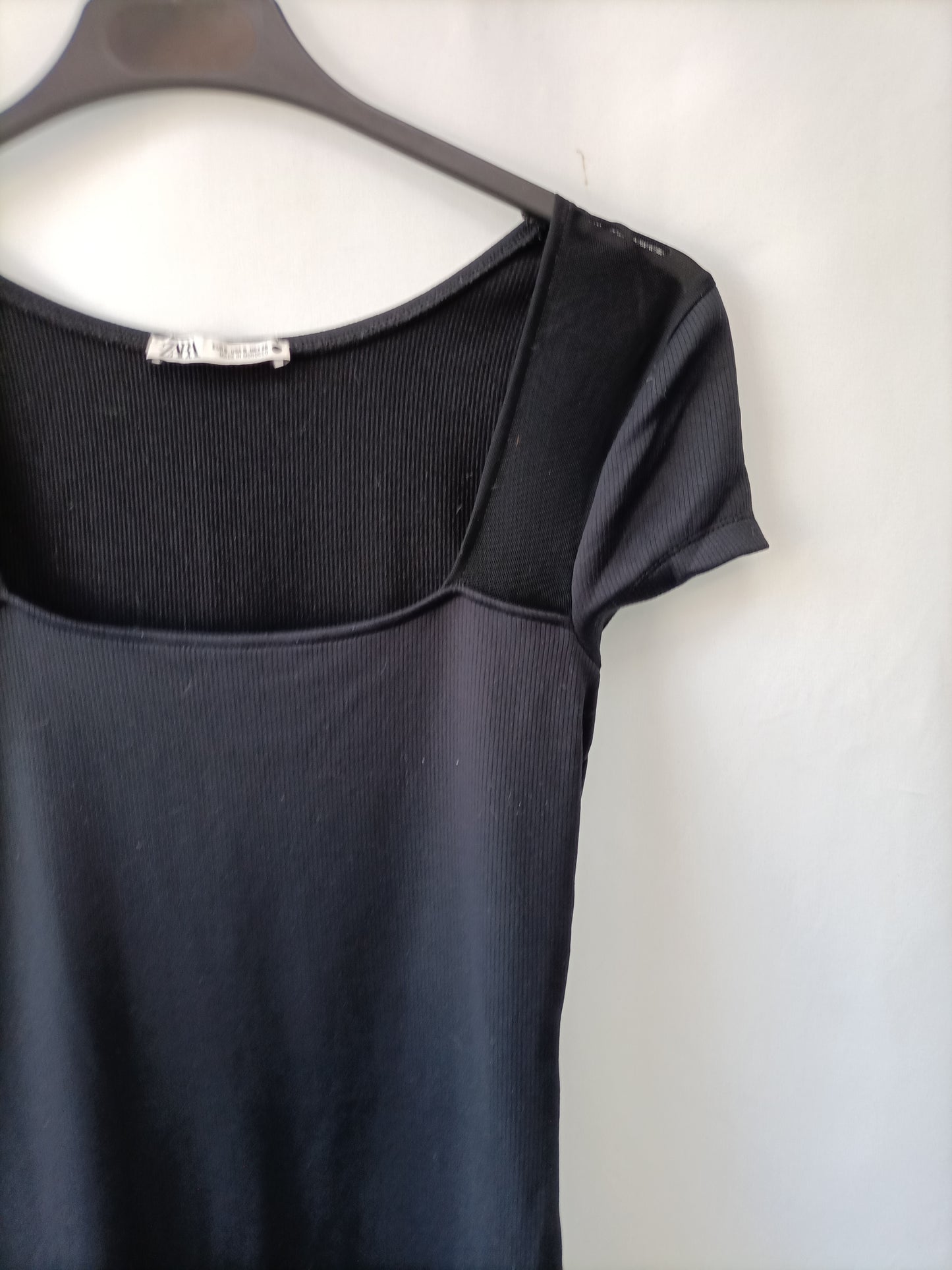 ZARA. Black fitted jumpsuit Ts