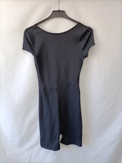 ZARA. Black fitted jumpsuit Ts