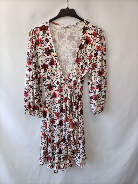 LEFTIES. White floral Ts dress