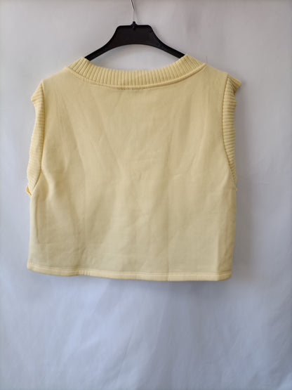 ZARA. Chaleco amarillo T.s