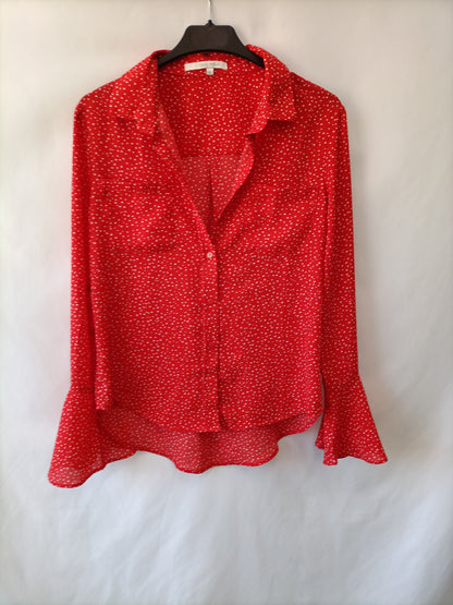 EASY WEAR. Red star blouse T.xs