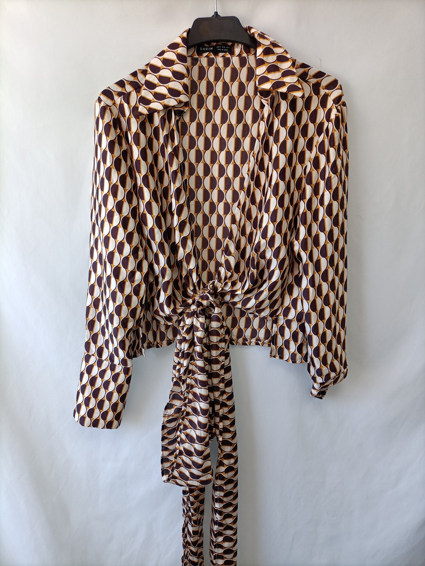 SHEIN. Retro Tie-Dye Top Ts