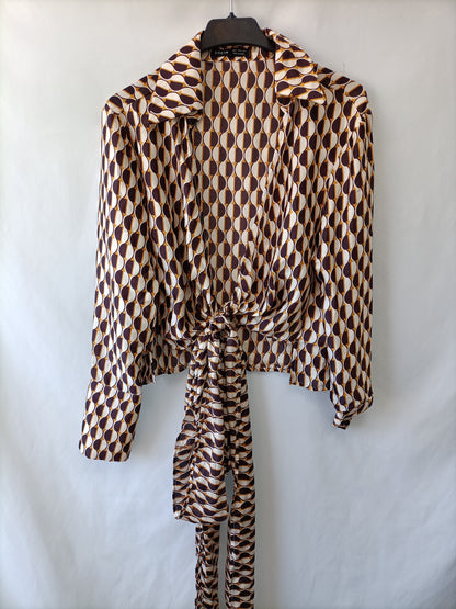 SHEIN. Retro Tie-Dye Top Ts