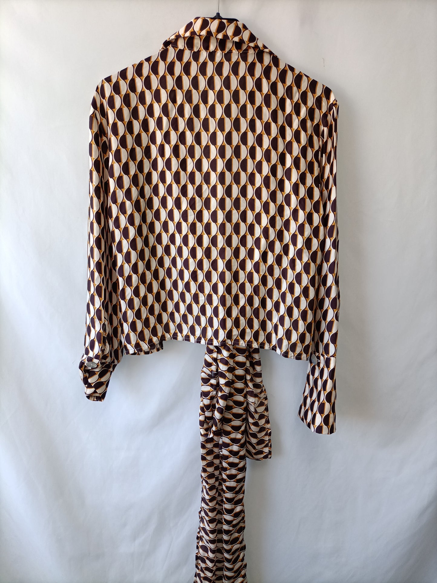 SHEIN. Retro Tie-Dye Top Ts