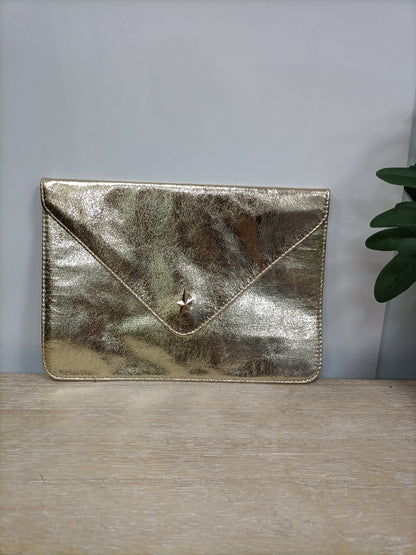 MUGLER. Bolso deanl dorado