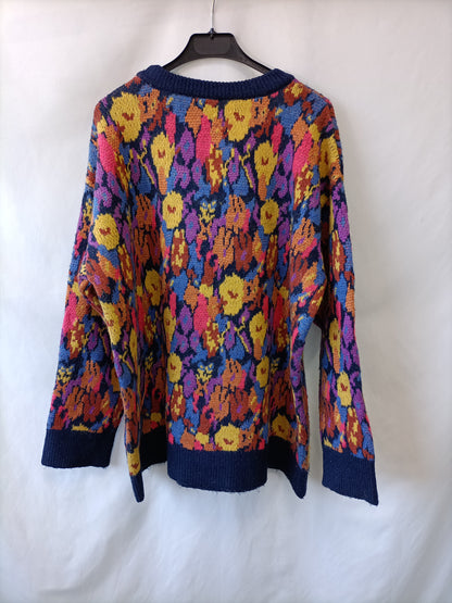 ZARA. Jersey largo retro T.m