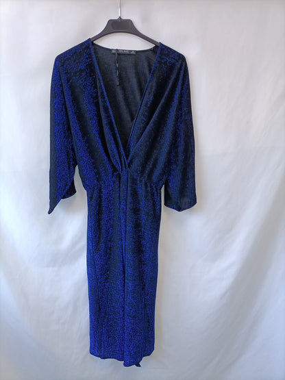 ZARA. Vestido midi fiesta T.s