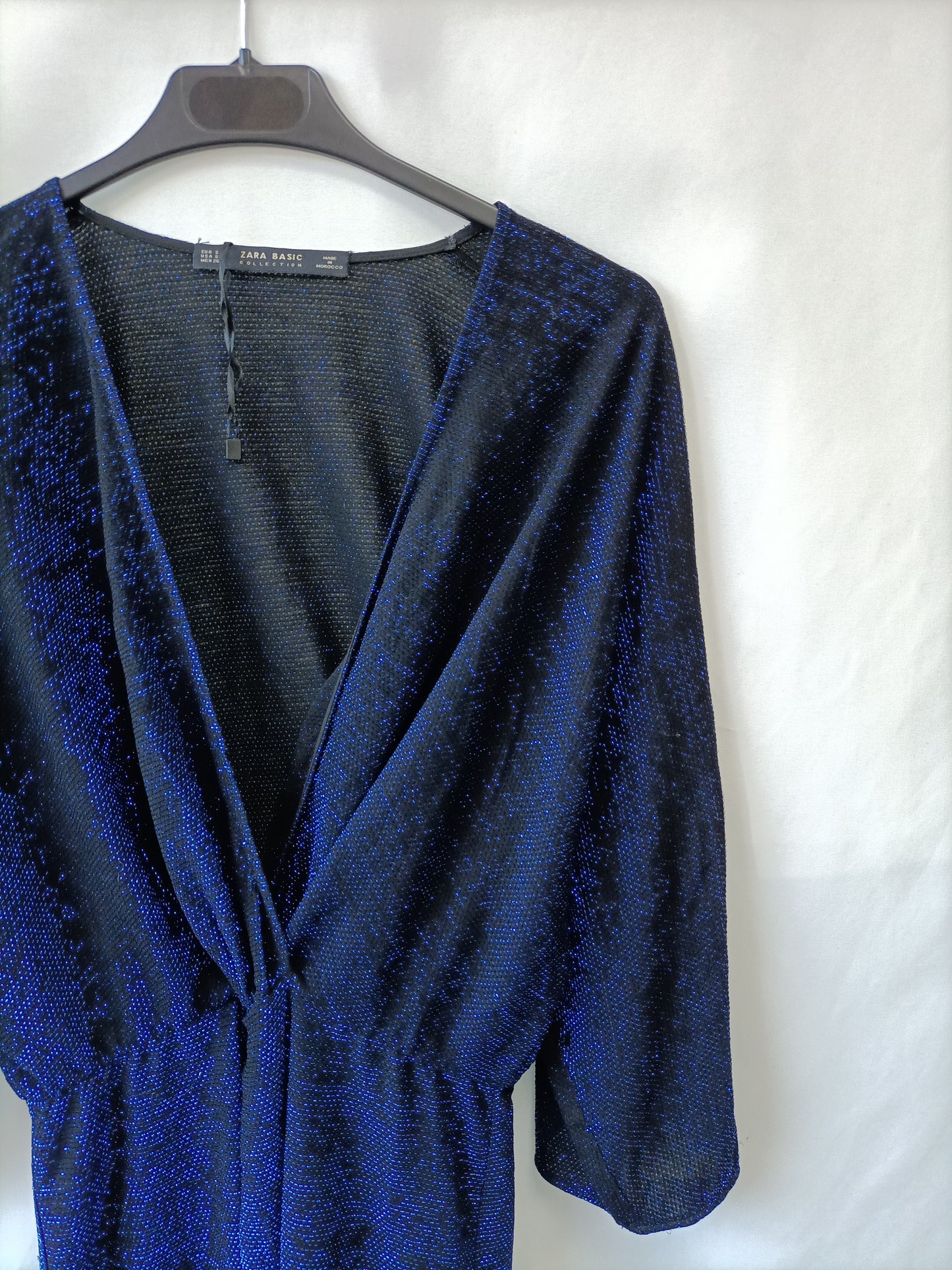 ZARA. Vestido midi fiesta T.s