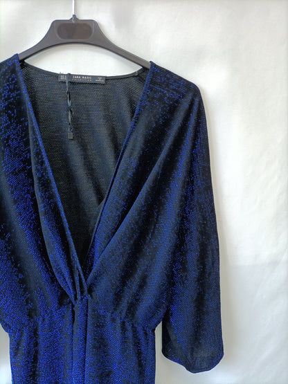 ZARA. Vestido midi fiesta T.s