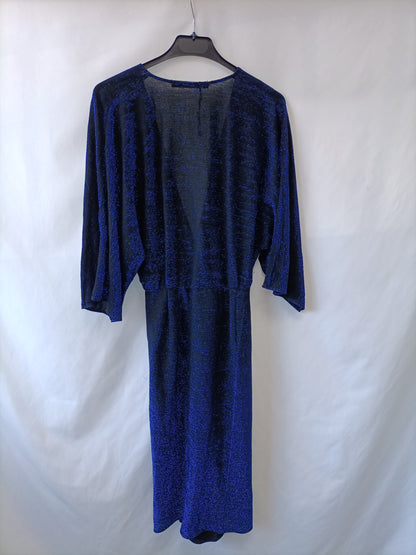 ZARA. Vestido midi fiesta T.s