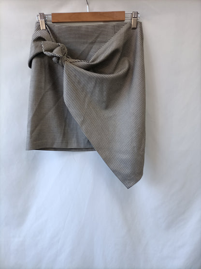 ZARA. Falda pata de gallo T.s