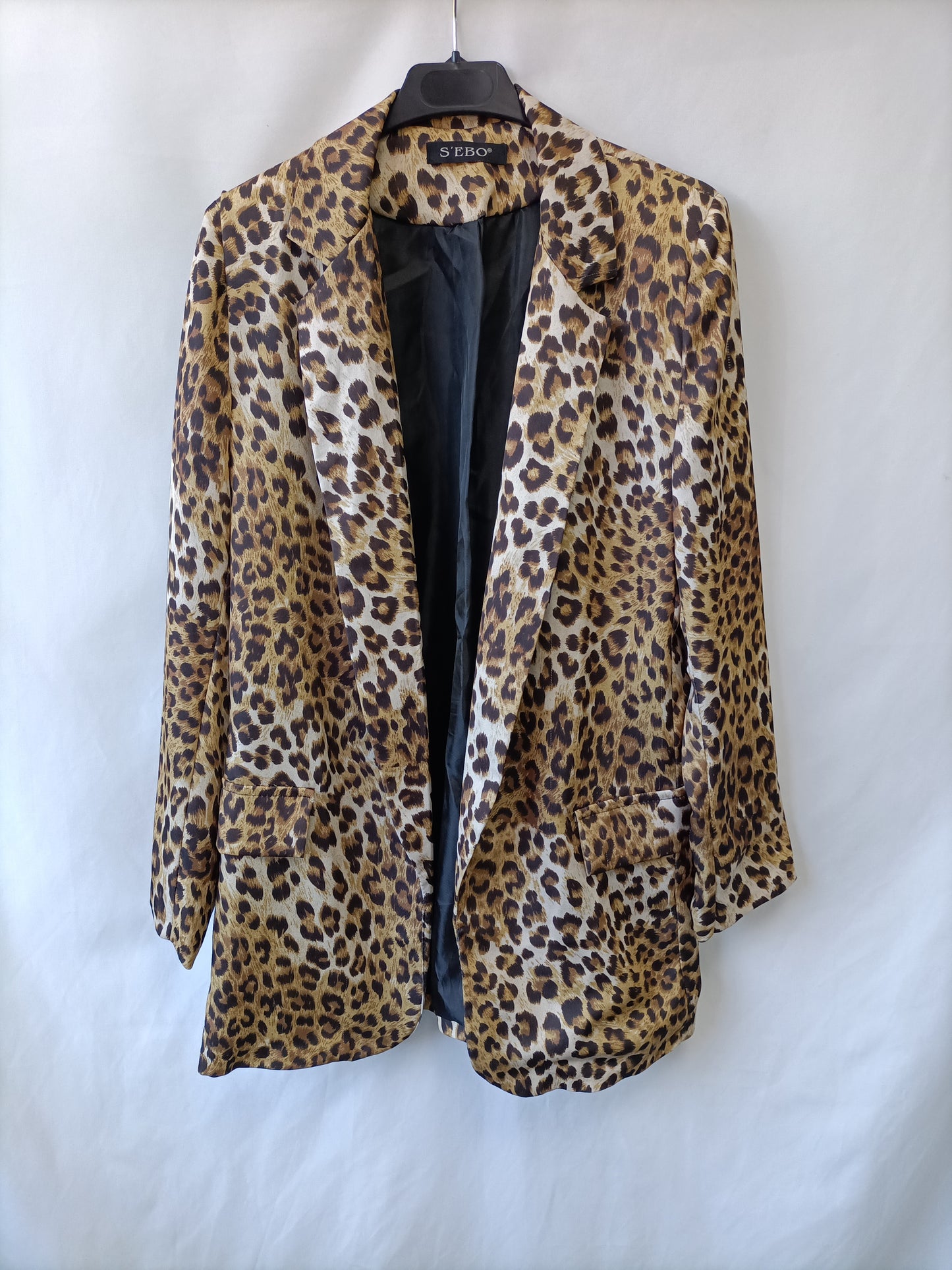 S'EBO. Blazer animal print T.u(s/m)
