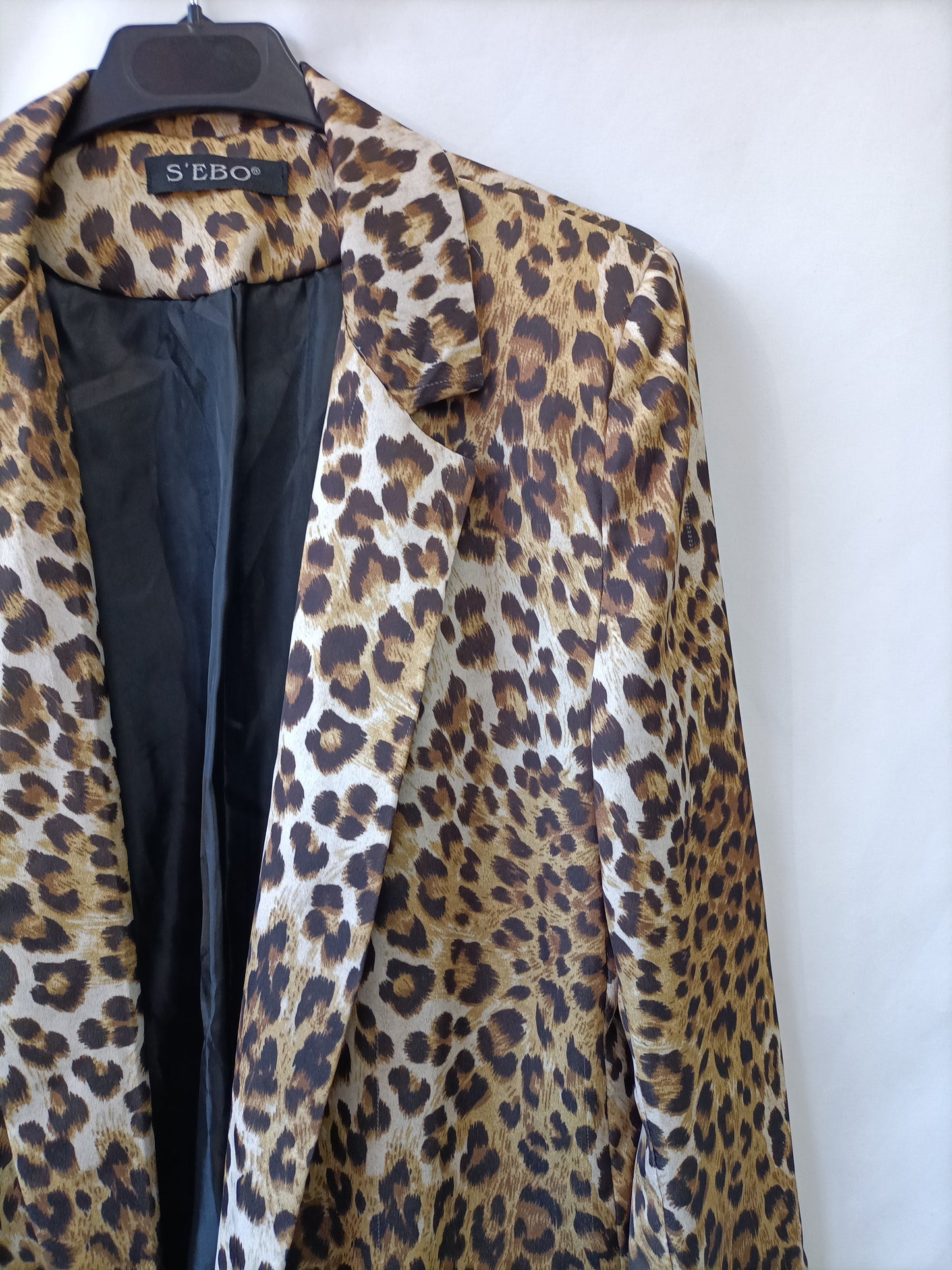 S'EBO. Blazer animal print T.u(s/m)