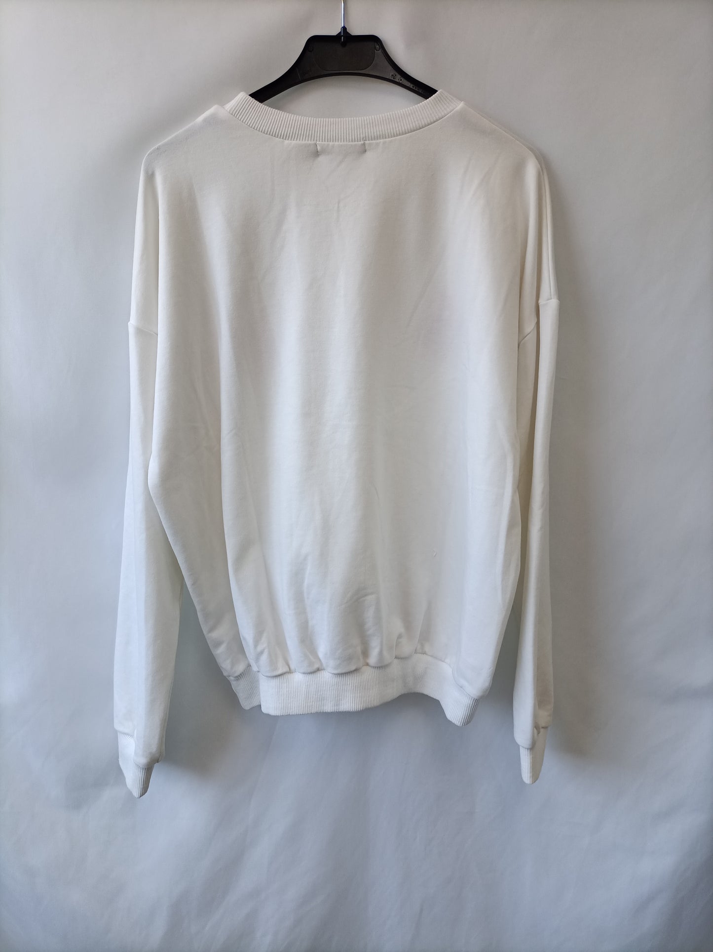 EIGHT. Sudadera blanca fuegos T.m