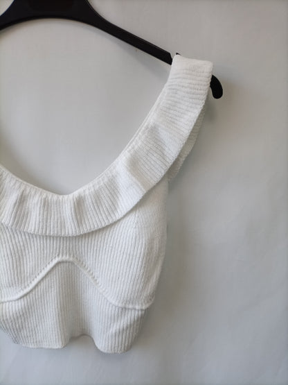 OTRAS. Top de punto blanco T.u(s)