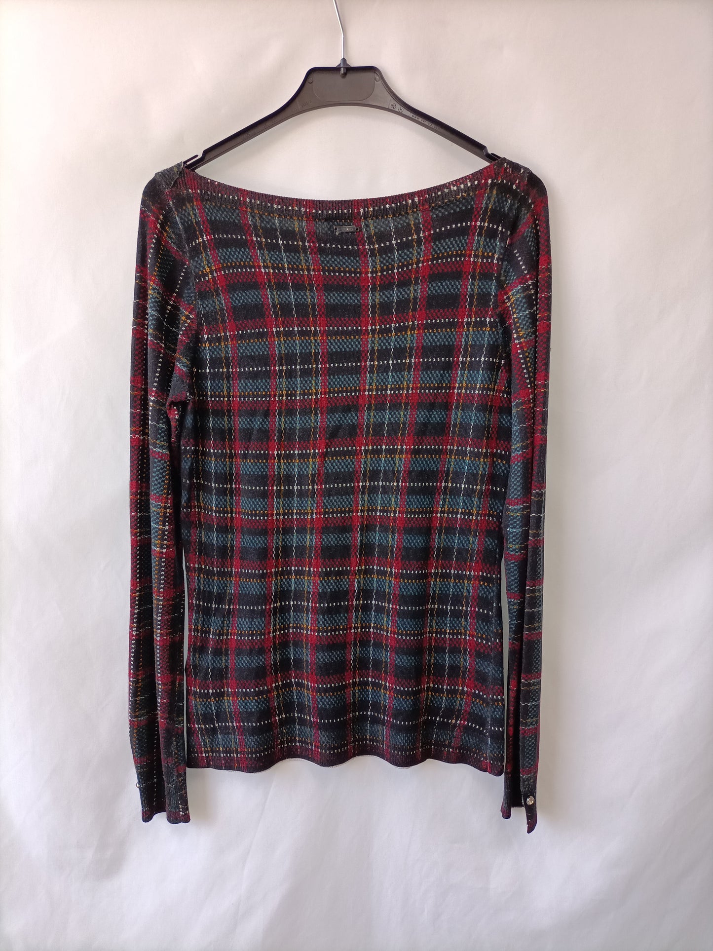 LIU JO. Checked sweater