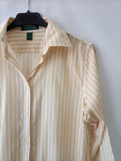 RALPH LAUREN. Camisa rayas T.s