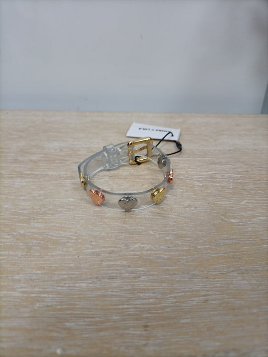 BIMBA Y LOLA. Pulsera corazones