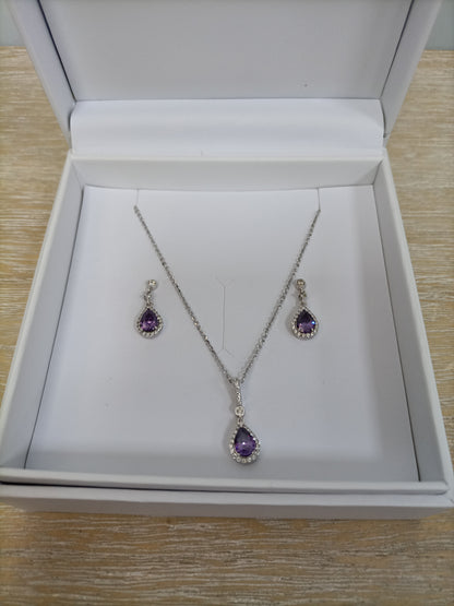 LOTUS. Conjunto pendientes y colgantes