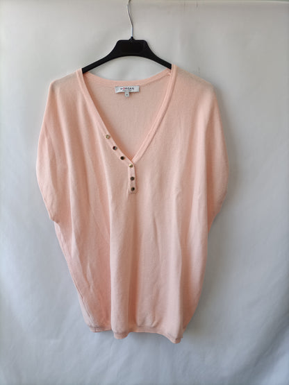 MORGAN. Top punto rosaT.s