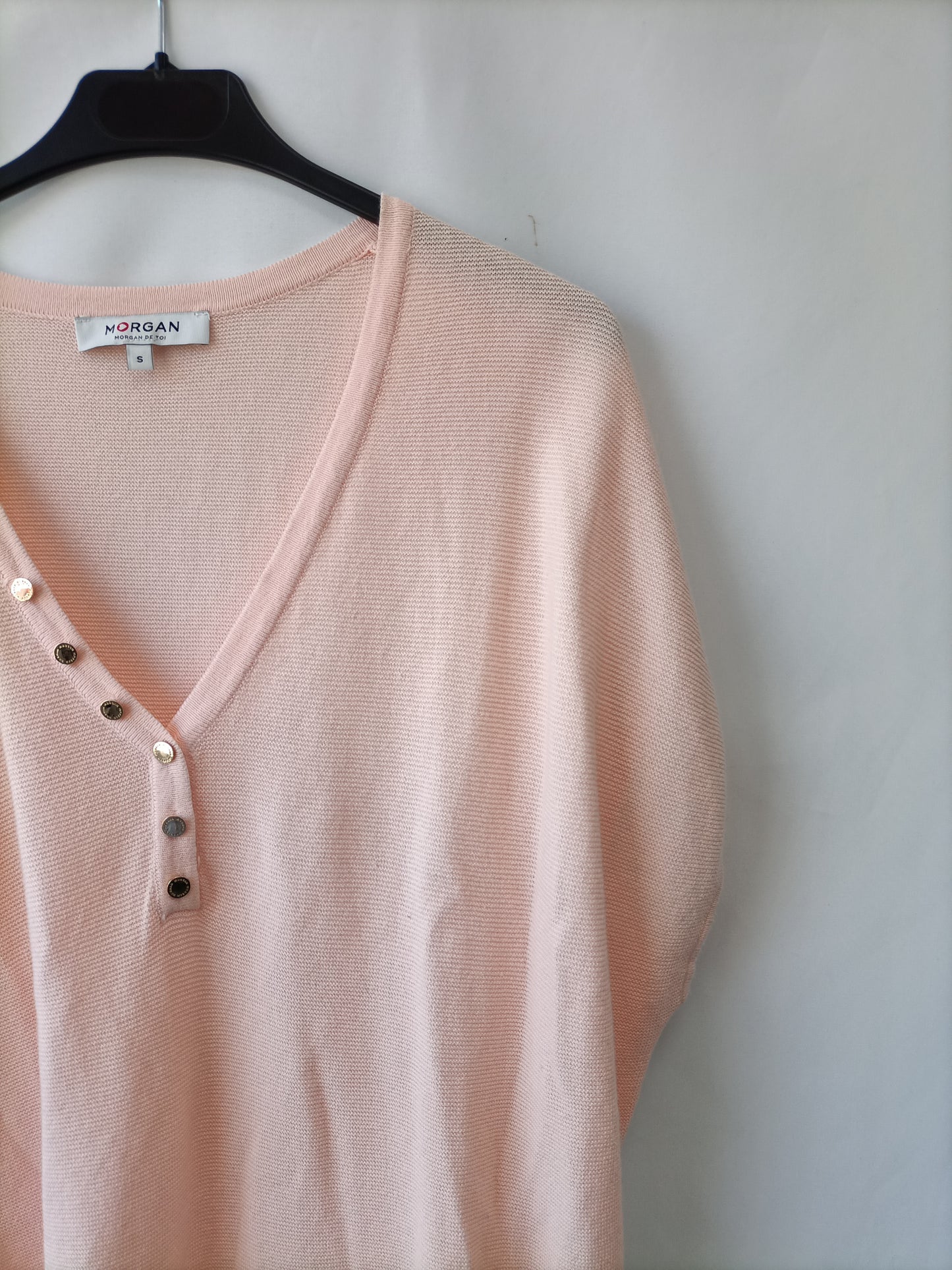 MORGAN. Top punto rosaT.s