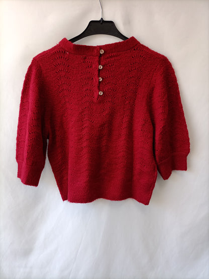 MANGO. Top rosa punto T.m