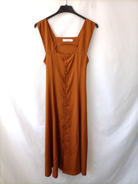 SUSISWEET. Vestido midi teja T.s