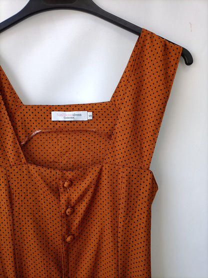 SUSISWEET. Vestido midi teja T.s