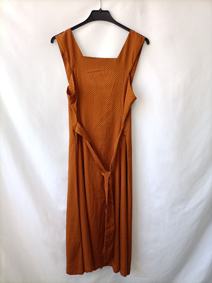 SUSISWEET. Vestido midi teja T.s