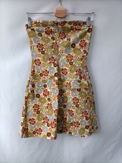 OTRAS. Vestido pana flores T.s